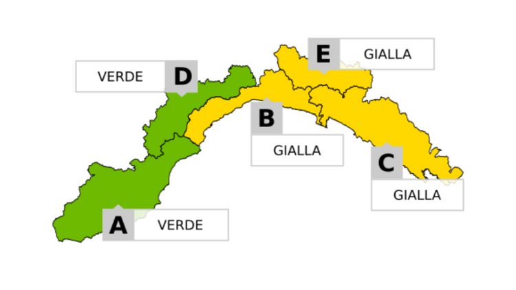 Allerta meteo Liguria