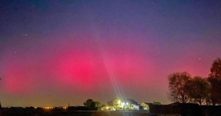 Aurora boreale Italia