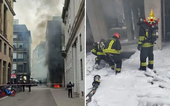 Incendio Milano