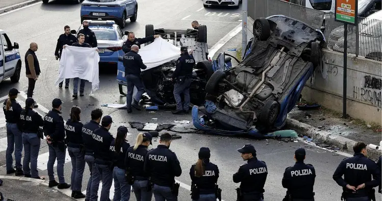 Incidente polizia Roma